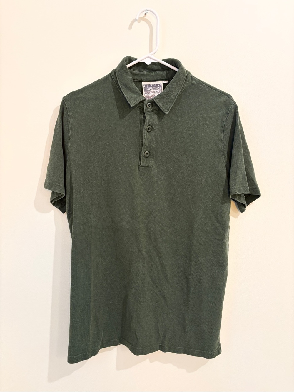 Jungmaven Preston Polo Shirt - Hunter Green / M